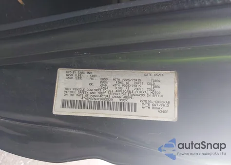 2000 Toyota Tacoma Prerunner from USA, damaged, VIN 4TASM92N3YZ682529